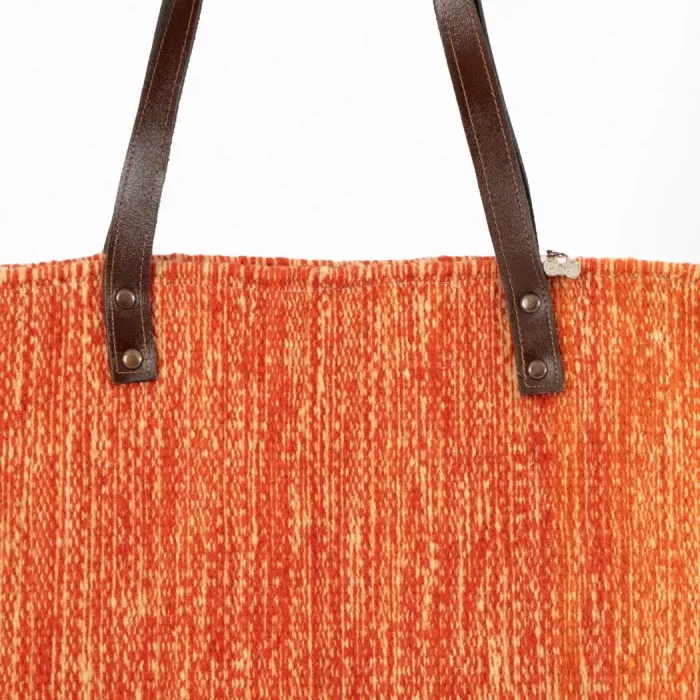 Orange wool bag size G
