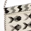 Wool bag with fish design