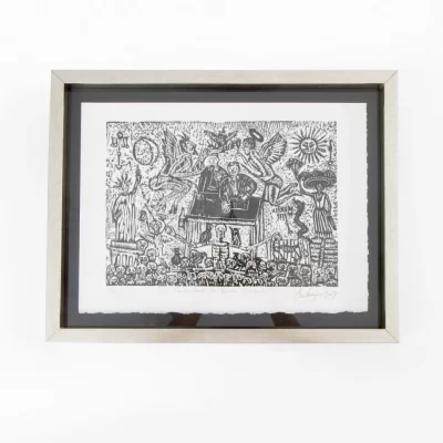 "The ghosts of Posada and his son".