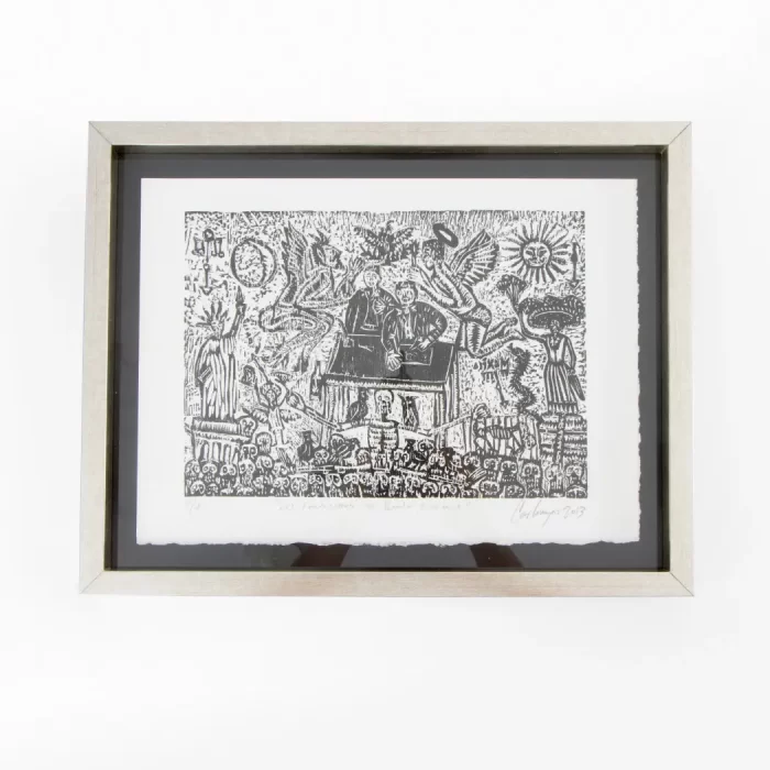 "The ghosts of Posada and his son".