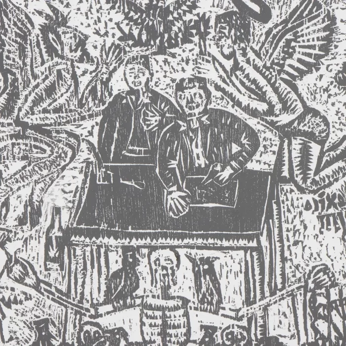 "The ghosts of Posada and his son".