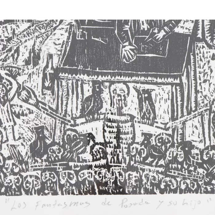 "The ghosts of Posada and his son".