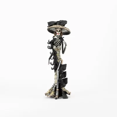 Large painted catrina 45 cm