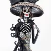 Large painted catrina 45 cm