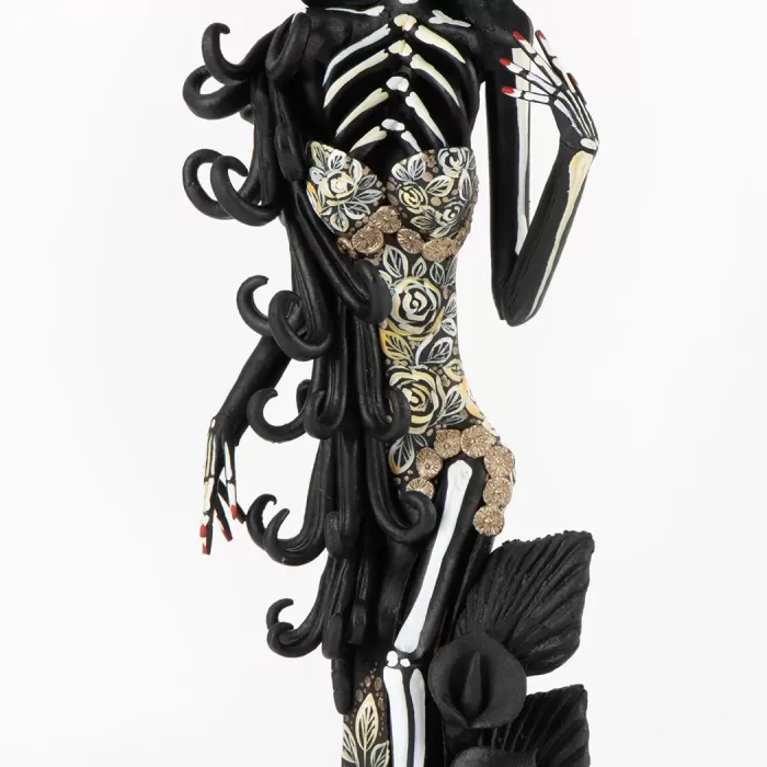 Large painted catrina 45 cm