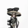 Large painted catrina 45 cm