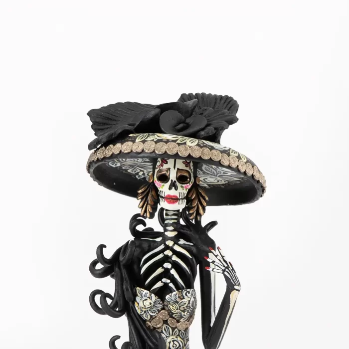 Large painted catrina 45 cm