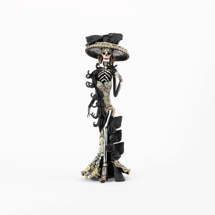 Large painted catrina 45 cm