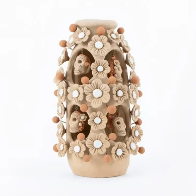 Vase "Guardian Skulls".