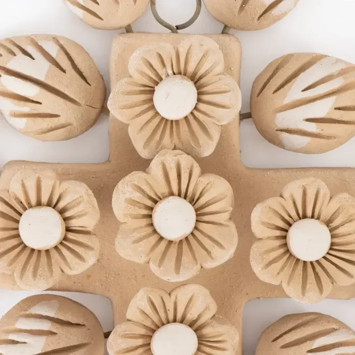 Small square pastillage cross