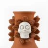 Skull vase