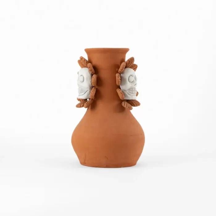 Skull vase