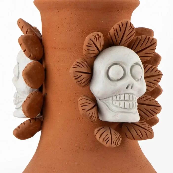 Skull vase
