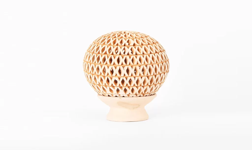 White clay sculpture