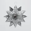 Silver-plated tin star
