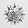 Silver-plated tin star