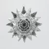 Silver-plated tin star