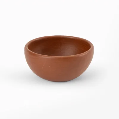 Red clay soup plate