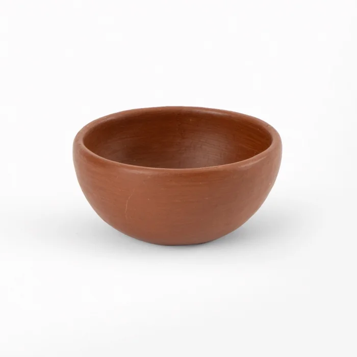 Red clay soup plate