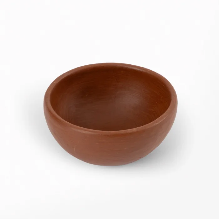 Red clay soup plate