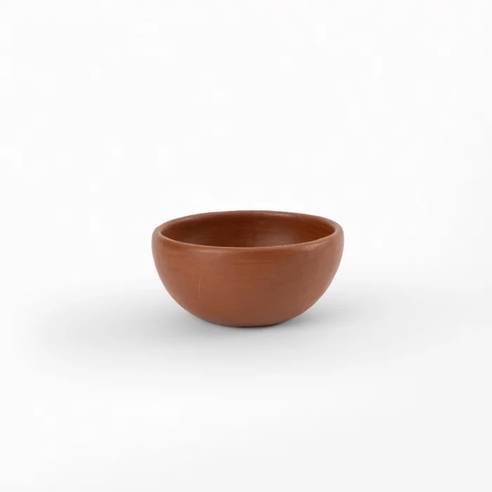 Red clay soup plate