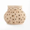White earthenware pot with openwork
