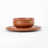 Double burnt red earthenware crockery