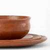 Double burnt red earthenware crockery