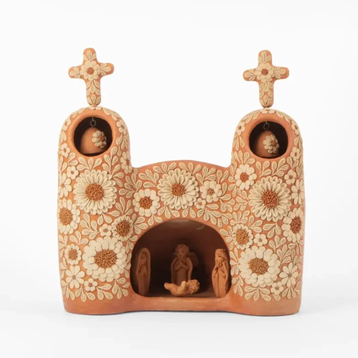 Church with Nativity Scene, filigree decoration