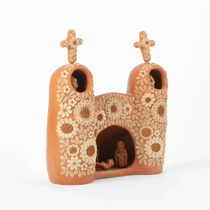 Church with Nativity Scene, filigree decoration