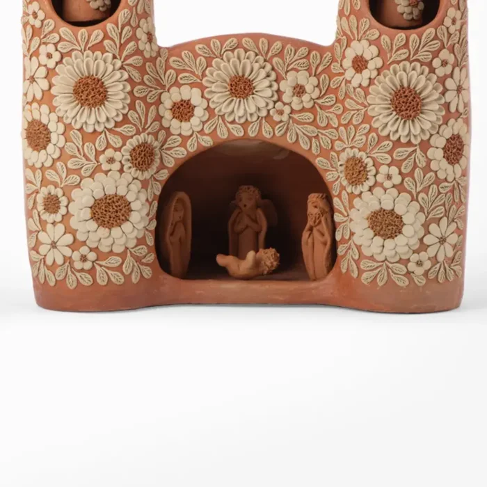 Church with Nativity Scene, filigree decoration