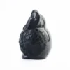 Owl, Black Clay Handicraft