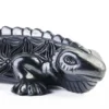 Traditional Iguana in Black Clay | Unique Designs