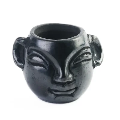 Set of 3 Mezcaleros : Exclusive Black Clay