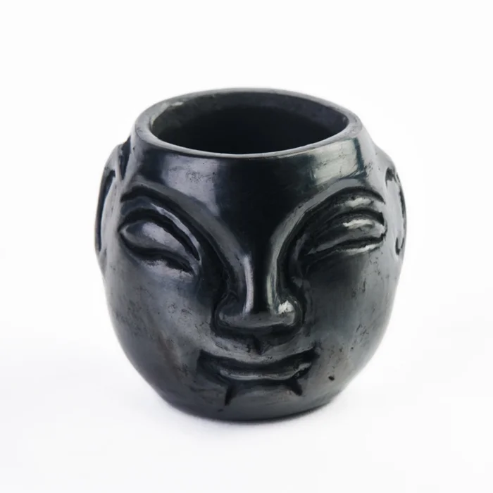 Set of 3 Mezcaleros : Exclusive Black Clay