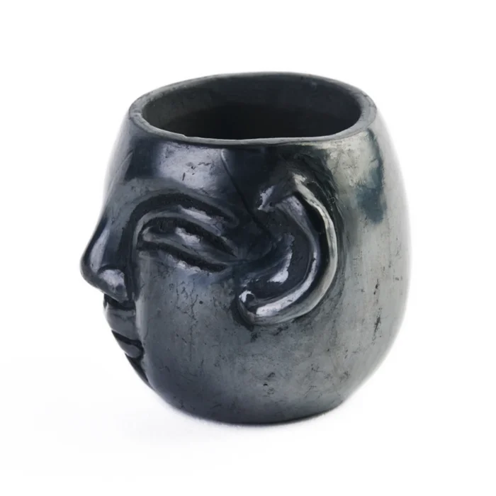 Set of 3 Mezcaleros : Exclusive Black Clay