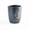 Black Clay Latte Mug : Traditional Mexican Craftsmanship
