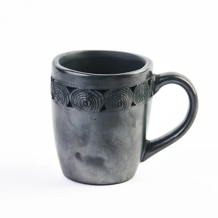 Taza de Asa Grande | Barro Negro Artesanal