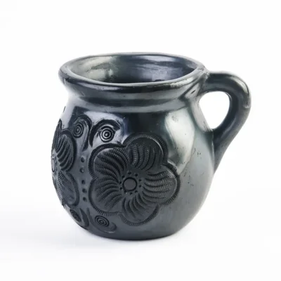 Exclusive Black Earthenware Jarrito Mug