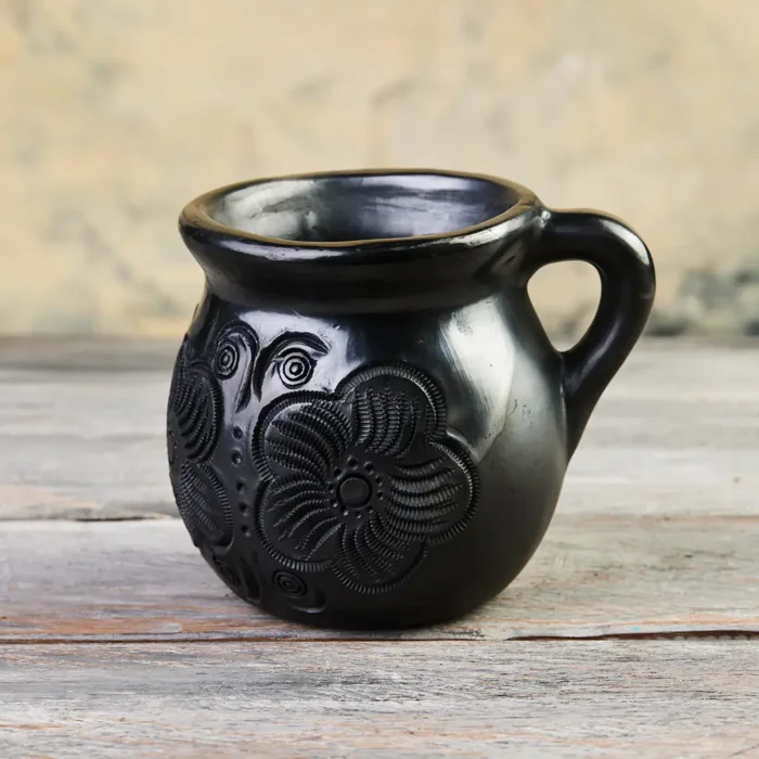Exclusive Black Earthenware Jarrito Mug