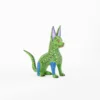 Alebrije Green dog sitting