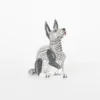 Alebrije Black dog with white