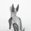 Alebrije Black dog with white