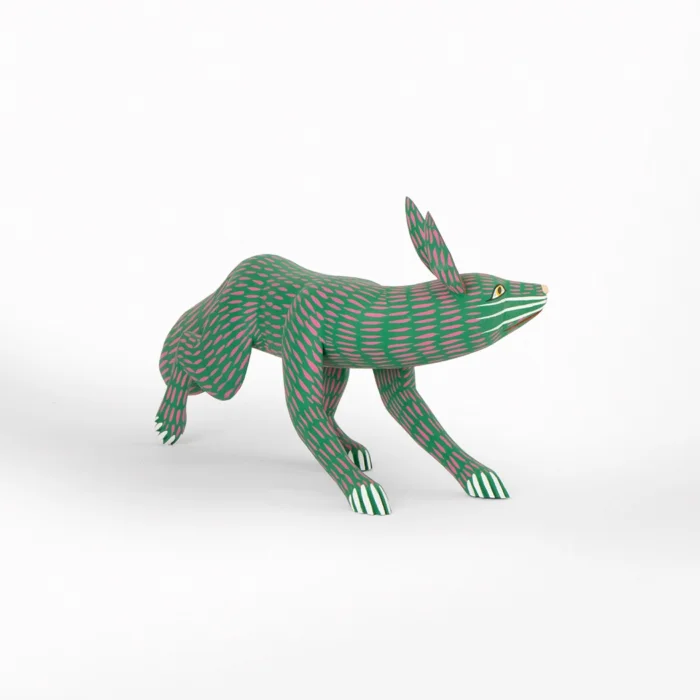 Green Coyote Alebrije