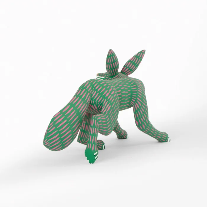 Green Coyote Alebrije