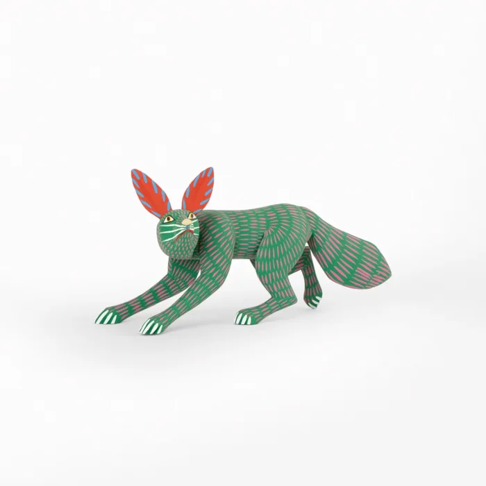 Green Coyote Alebrije