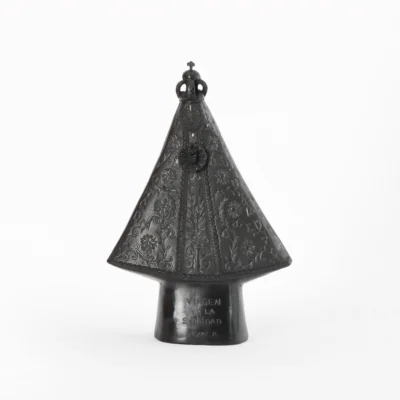 Virgin of Soledad, black clay