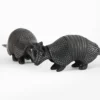 Medium black mud armadillo