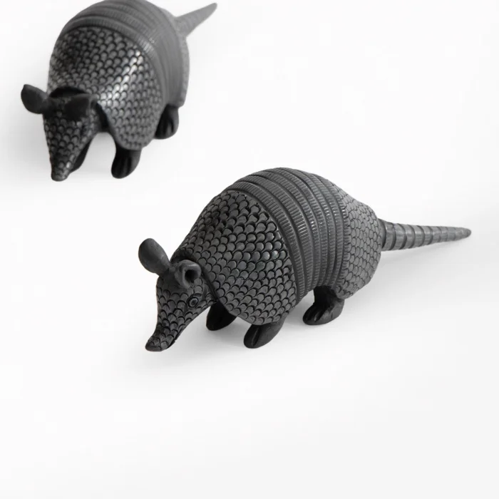 Small black mud armadillo