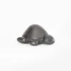 Mini black clay turtle